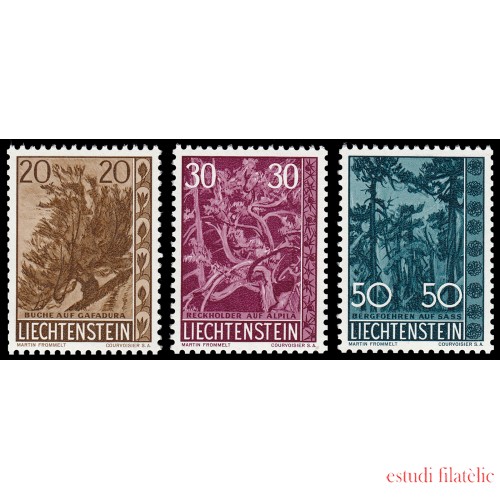 Liechtenstein 356/58 1960 Árboles y arbustos MNH