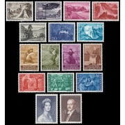 Liechtenstein 342A/49C Falta el valor 349A Serie corriente MNH