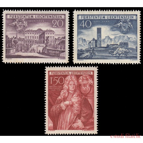 Liechtenstein 243/45 1949 250 aniv de la adquisición de Schellemberg MNH