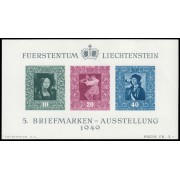 Liechtenstein HB 8 1946  5ª Exposición Filatélica de Vaduz MNH