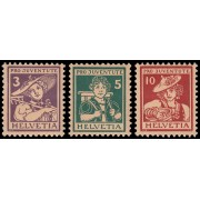 Suiza Switzerland 151/53 1916 Pro Juventud MH