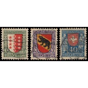 Suiza Switzerland 185/87 1921 Pro Juventud Usados