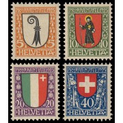 Suiza Switzerland 192/95 1923 Pro Juventud MH