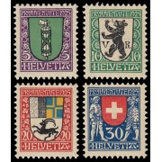 Suiza Switzerland 218/21 1925 Pro juventud  MH