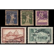 Suiza Switzerland 241/45 1930-31 Guillermo Tell Paisajes Usados