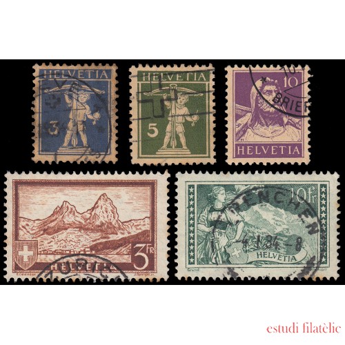 Suiza Switzerland 241/45 1930-31 Guillermo Tell Paisajes Usados