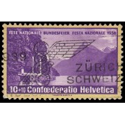 Suiza Switzerland 311 1938 Pro patria Capilla de Tell Usado