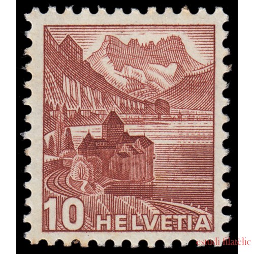 Suiza Switzerland 387 1943 Castillo de Chillon MH