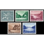 Suiza Switzerland 576/80 1956 Pro Patria MNH