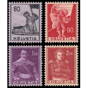 Suiza Switzerland 612/15 1958/59 Serie histórica MH