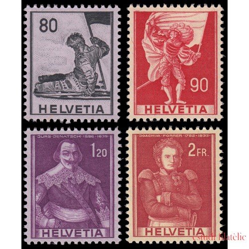 Suiza Switzerland 612/15 1958/59 Serie histórica MH