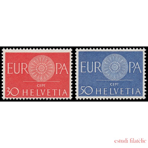 Suiza Switzerland 666/67 1960 Europa MH