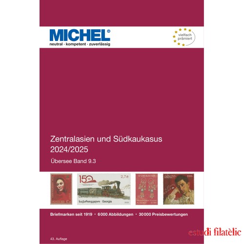 MICHEL Catálogo de ultramar Asia Central y Cáucaso Meridional 2024/2025 (ÜK 9.3)