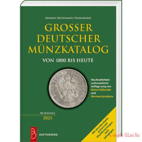 Gran catálogo de monedas alemanas (AKS) desde 1800 hasta hoy