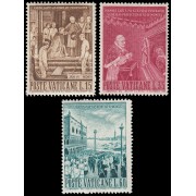 Vaticano 299/01 1960 Traslado de las reliquias del Papa Pío X a Venecia MNH