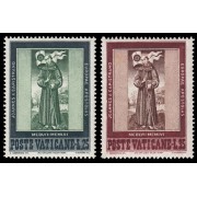 Vaticano 230/31 1956 500 aniv. de la muerte de San Juan de Capestrano MNH