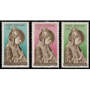 Vaticano 215/17 1955 500 aniv. de la muerte de Nicolas V MNH