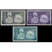 Vaticano 210/12 1955 1200 aniv. de la muerte de San Bonifacio MNH