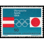 Liechtenstein 387 1964 JJOO Innsbruck/Tokyo MNH