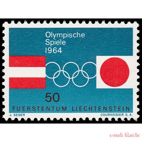 Liechtenstein 387 1964 JJOO Innsbruck/Tokyo MNH