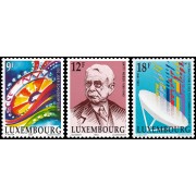 Luxemburgo 1190/92 1990 Serie commemorativa MNH