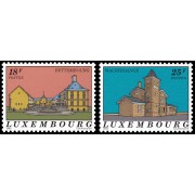 Luxemburgo 1241/42 1992 Serie turística MNH