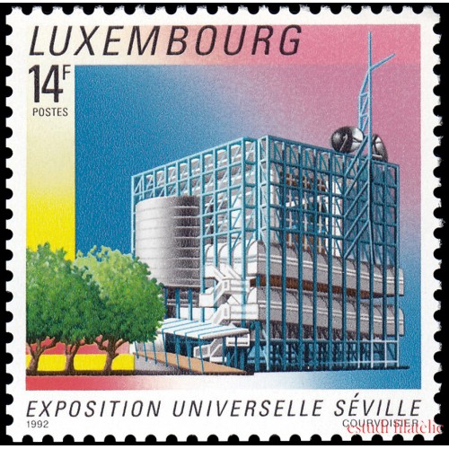 Luxemburgo 1247 1992 Expo internacional de Sevilla MNH