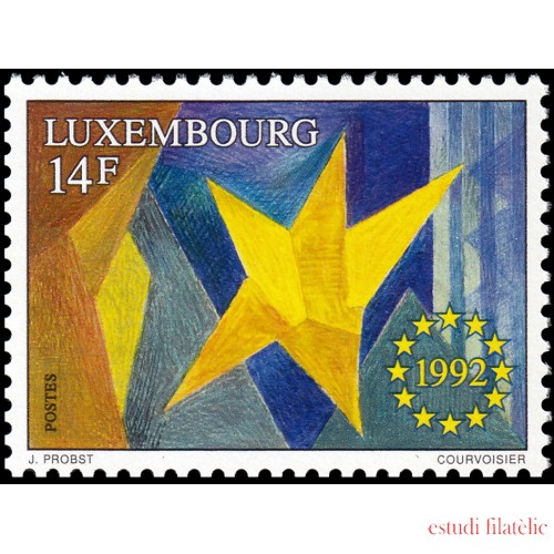 Luxemburgo 1255 1994 Marcha única europea MNH