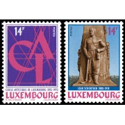 Luxemburgo 1277/78 1993 Aniversarios MNH