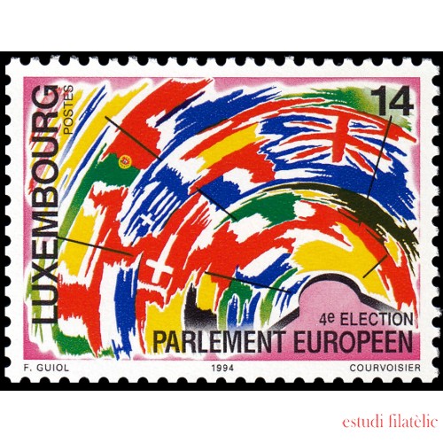 Luxemburgo 1295 1994 4ª Elección del Parlamento europeo MNH