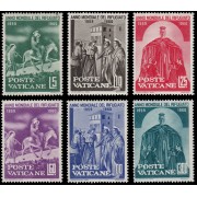 Vaticano 293/98 1960 Año mundial del refugiado MNH