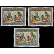 Vaticano 371/73 1962 Navidad MNH