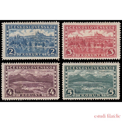 Checoslovaquia  Czechoslovakia 225/28 1926-31 Paisajes MH