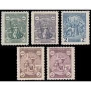 Checoslovaquia  Czechoslovakia 258/62 1929 Milenio de la muerte de San Wenceslao MH