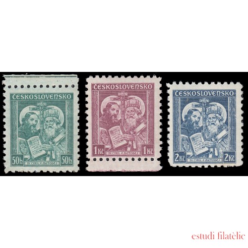 Checoslovaquia  Czechoslovakia 299/01 1935 1050 aniv. de la muerte de San Metodio MNH