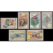 Checoslovaquia  Czechoslovakia 1354/59 1964 Juegos Olímpicos de Tokio MNH