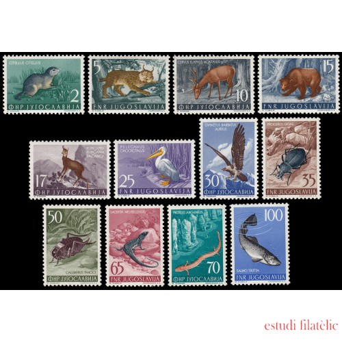 Yugoslavia 643/54 1954 Fauna MH