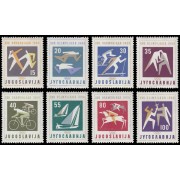 Yugoslavia 810/17 1960 Juegos Olímpicos de Verano Roma MNH