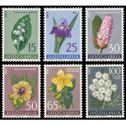 Yugoslavia 931/36 1963 Flores variadas MNH