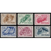 Trieste Post. 49/54 1952 Serie deportiva MNH