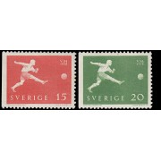 DEP6  Suecia Sweden 429a/30a 1958  Copa del mundo de fútbol MNH