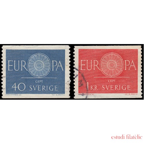 Suecia Sweden 454/55 1960 Europa Usados