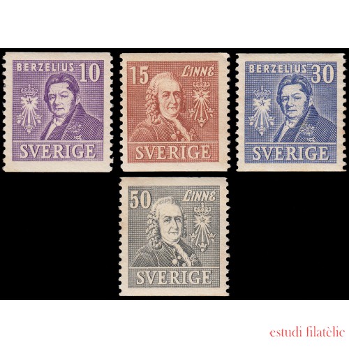 Suecia Sweden 275/78 1939 200 aniv. de la Real Academia de Ciencias MNH