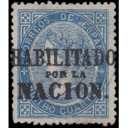 España Spain 88 1967 Isabel II 4 c. Habilitado por la Nación 