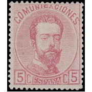 España Spain 118 1872 Amadeo I Sin goma