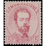 España Spain 118 1872 Amadeo I Sin goma