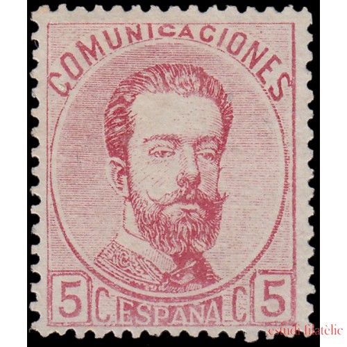 España Spain 118 1872 Amadeo I Sin goma