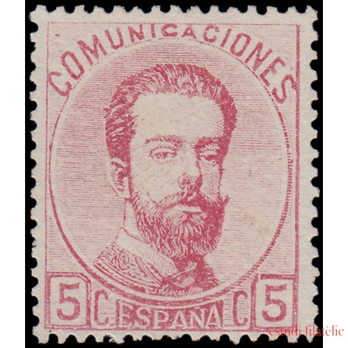 España Spain 118 1872 Amadeo I Sin goma