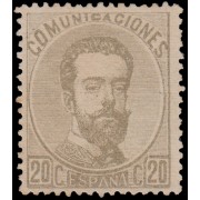 España Spain 123 1872 Amadeo I Sin goma