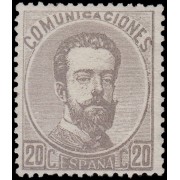 España Spain 123 1872 Amadeo I Sin goma